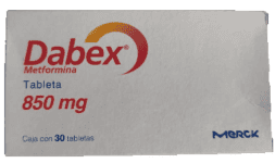 Metformina 850 mg Caja con 30 tabletas Proveedor de