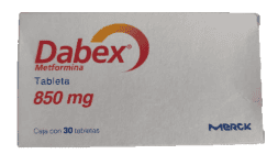 Metformina 850 mg Caja con 30 tabletas Precio