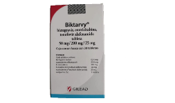Bictegravir 50mg Emtricitabina 200mg Tenofovir 25mg Caja 30 tabletas Donde comprar en México