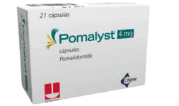 Pomalidomida 2 mg Caja con 21 capsulas Venta de