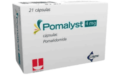 Pomalidomida 2 mg Caja con 21 capsulas Donde comprar en México