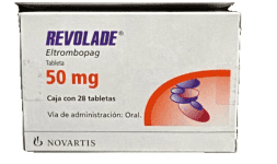 Eltrombopag 50 mg con 28 tabletas Precio