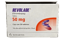 Eltrombopag 50 mg con 28 tabletas Efectos secundarios