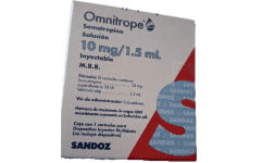 Somatropina 10 mg/1.5 ml Solución Inyectable en México