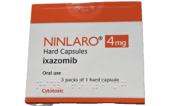 Ixazomib 4 mg caja con 3 capsulas