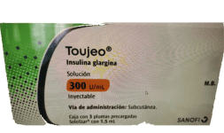 Insulina Glargina 300 u/ml Caja con 3 jeringas prellenadas en Puebla