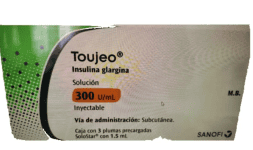 Insulina Glargina 300 u/ml Caja con 3 jeringas prellenadas Efectos Secundarios