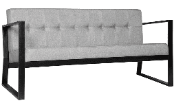 Sillon para recepciones 2 plazas Tapizados en Tela