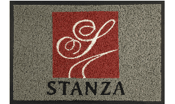 Tapetes espagueti con logo Tipo Rizo