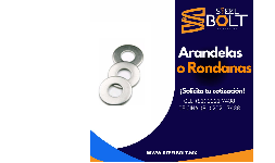 Arandelas Steel Bolt