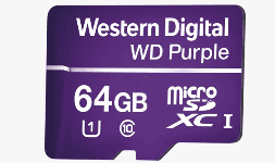 Memorias digitales microSD de 64GB PURPLE