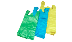 Bolsa camiseta plástico para comercio