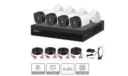 Cámaras de video cctv Kit de 4 canales con cámaras B1A11 de 1 MP 