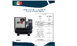 Compresores de tornillo con secador y tanque 7.5 HP 220VOLTS