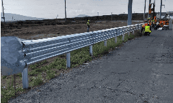 Defensas metálicas galvanizadas cal.12 AASHTO M-180