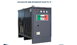 Secadores de aire refrigerativo FERMON de 75 HP 220V 2F