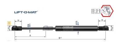 Amortiguadores Industriales Lift-o-Mat