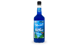 Jarabe endulzante sabor curacao azul clásico