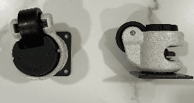 Rodajas industriales con nivelador IEF R60FACC