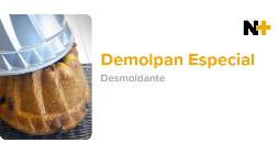Desmoldantes grado alimenticio Demolpan Especial