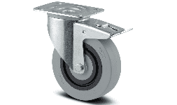 Rodajas industriales 3477HUR100P62 de 100mm