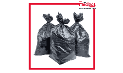 Bolsa para basura negra todos los tamaños
