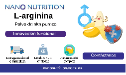 L-Arginina en polvo para suplementos