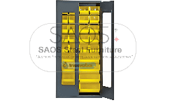 Estantes de carga pesada puerta al ras con puerta enmarcada EURPE361878