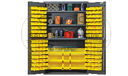 Estantes de carga pesada puerta al ras con gavetas y panel en puerta EUR3GPP482478