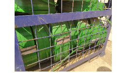 Fleje verde de poliester verde uso rudo