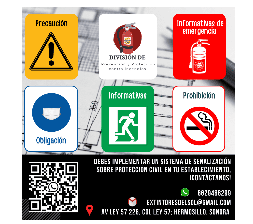 Señalamientos de emergencia en Hermosillo Sonora