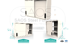 Estantes de laboratorio Vitrina de Repisas Puertas Sólidas Corredizas 725AT Alpha Tech
