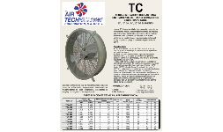 Aero Ventilador Tubular Línea Trans Cool