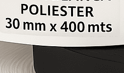 Poliéster en cinta de 400 mts