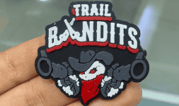 Etiquetas promocionales de plastisol adhesivas PAYGO