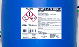 Amoniaco (hidróxido de amonio) para diferentes industrias