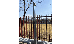 Bolardos modernos con luz led