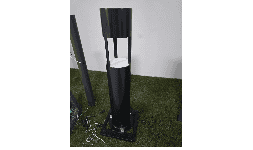 Bolardos modernos con luz led