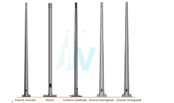 Postes de acero para alumbrado publico fabricantes