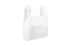 Bolsas impresas tipo camiseta chica