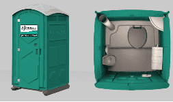 Baño portátil para obras