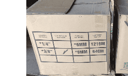 Cintas de respaldo o backer rod 3/8