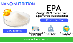 Acido eicosapentaenoico EPA polvo