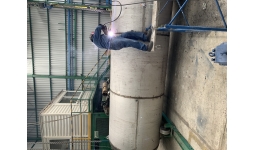 Instalación de tanques para tratamiento de aguas residuales Polatecnia
