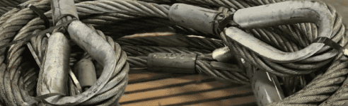 Estrobos de izaje de cable de acero