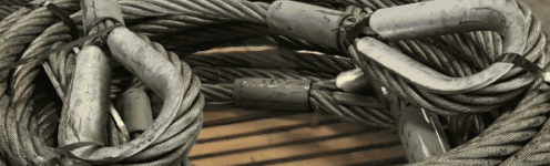Estrobos trenzados de cable de acero