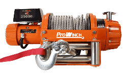 Malacates eléctricos Prowinch 25,000 lbs 24V Cable metálico Impermeable Inalámbrico