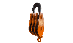 Polea triple de acero Prowinch 16 toneladas con grillete cerrado