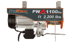 Polipasto eléctrico Prowinch 1 tonelada 110V 60HZ cable de acero 5.5 m Inalámbrico
