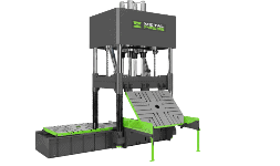 Prensas hidraulicas con motor servo de ajuste y prueba de moldes